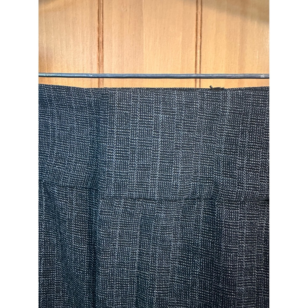 Apt. 9 Size 14 Dark Gray Textured Dress Office Straight Leg Career Trousers - Picture 2 of 9
